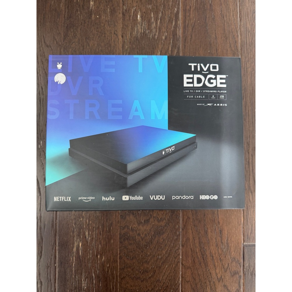 TiVo Edge for Cable 2TB DVR Streaming Player 6 Tuners 4K UHD Arris ROKE20
